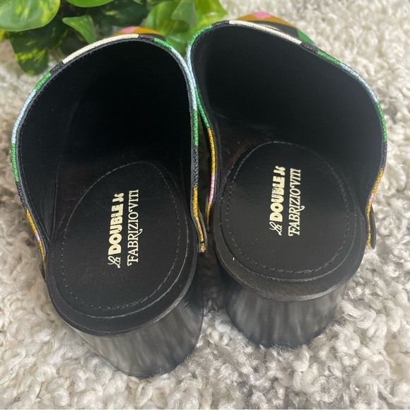 LDJ X Fabrizio Viti Jean Clogs Lucky Charms in Calf Leather size 6 - Picture 7 of 12